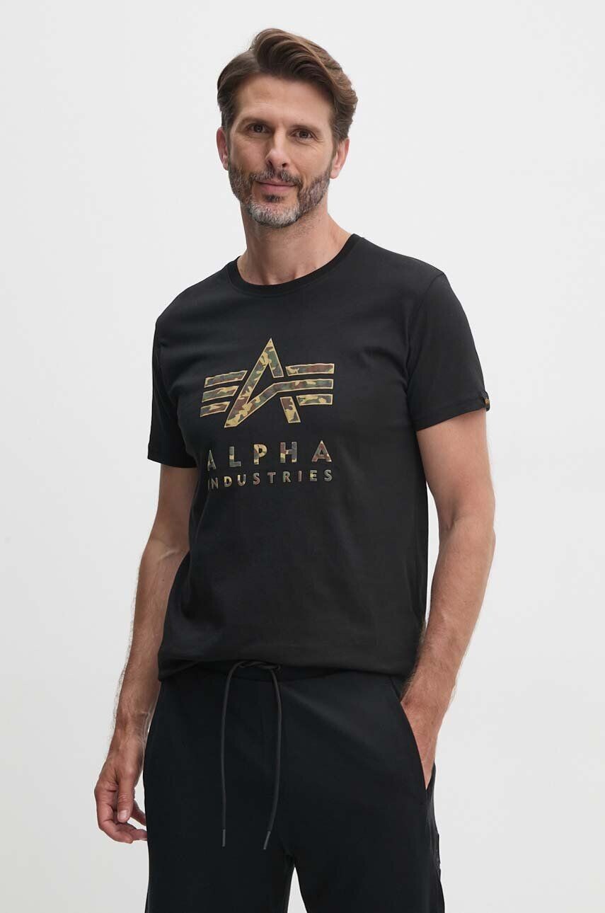 Хлопковая футболка Alpha Industries, черный
Хлопковая футболка Alpha Industries, черный