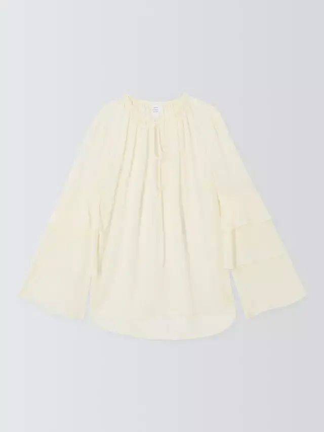 Блуза John Lewis Ruffle Sleeve Tie Neck, экрю
Блуза John Lewis Ruffle Sleeve Tie Neck, экрю