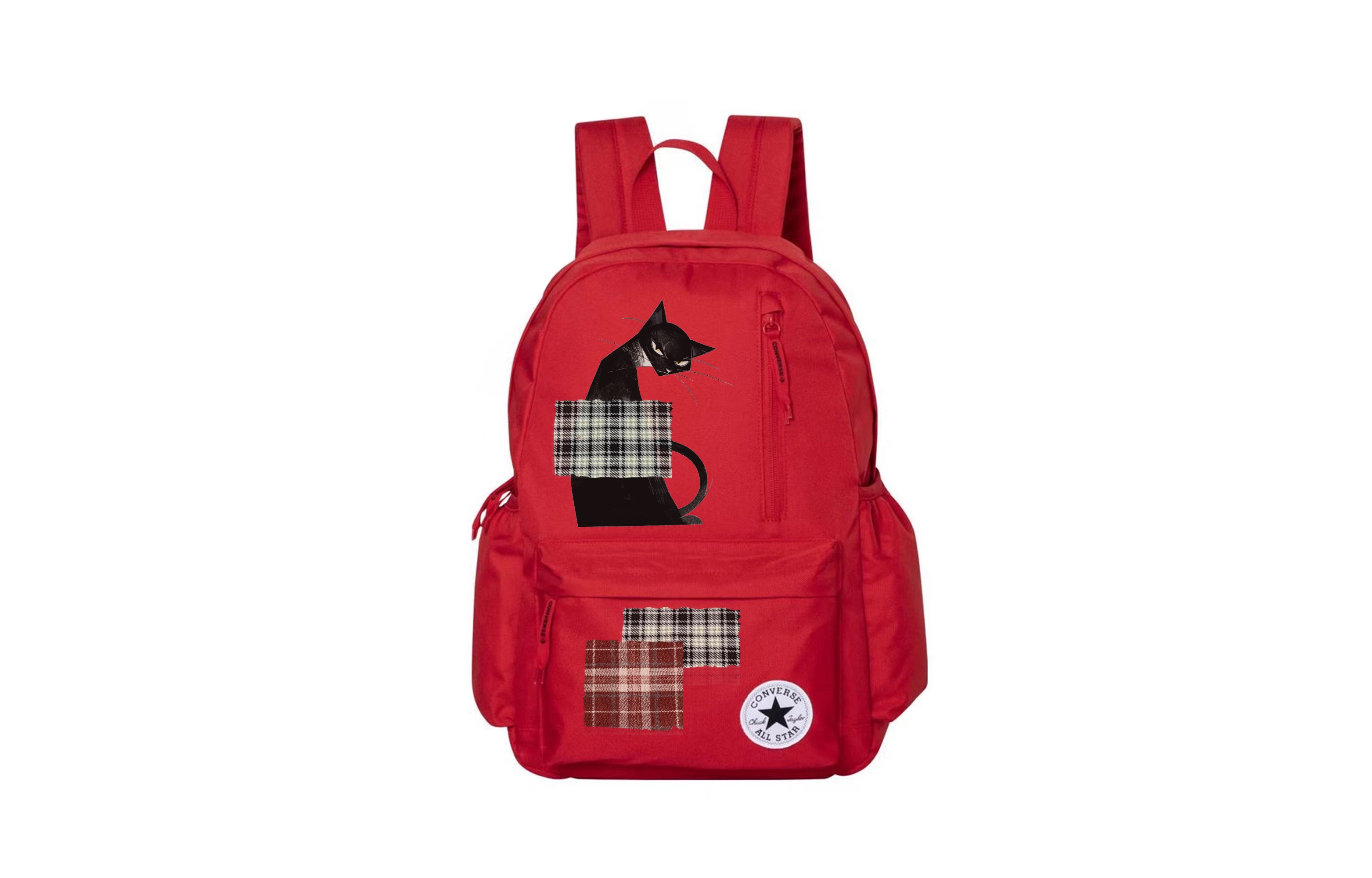 Converse Полиэстеровый рюкзак обычный унисекс красный, Corner Black Cat
Converse Полиэстеровый рюкзак обычный унисекс красный, Corner Black Cat
