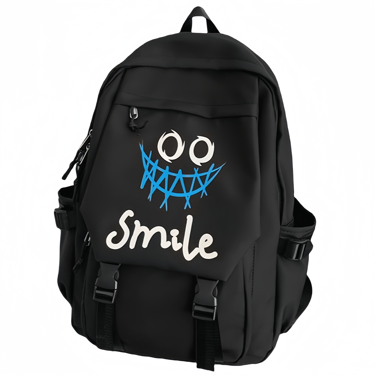 BALANG Нейлоновый походный рюкзак унисекс черно-белый, Black Big-Toothed Monster Pattern, Charm Not Included
BALANG Нейлоновый походный рюкзак унисекс черно-белый, Black Big-Toothed Monster Pattern, Charm Not Included