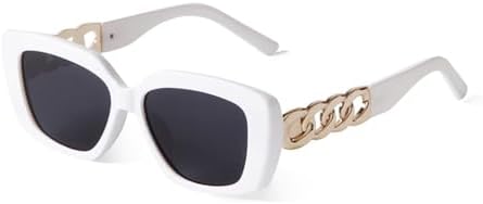 Ретро-солнцезащитные очки большого размера с леопардовым принтом для женщин, модные, с цепочкой на дужках, элегантные белые солнцезащитные очки, C3, один размер MTZJH, One Color
Ретро-солнцезащитные очки большого размера с леопардовым принтом для женщин, модные, с цепочкой на дужках, элегантные белые солнцезащитные очки, C3, один размер MTZJH, One Color