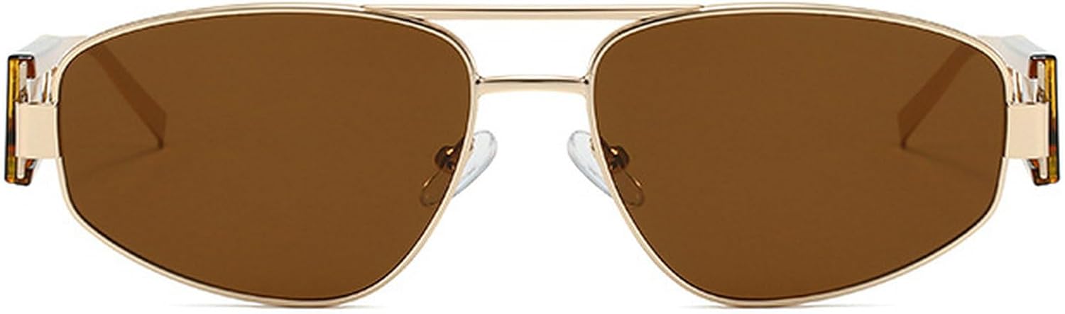 Ретро-солнцезащитные очки с двойной перемычкой для мужчин, простые, легкие, в стиле «кошачий глаз», женские солнцезащитные очки, модные оттенки, защита от ультрафиолета UV400 mincl, Brown
Ретро-солнцезащитные очки с двойной перемычкой для мужчин, простые, легкие, в стиле «кошачий глаз», женские солнцезащитные очки, модные оттенки, защита от ультрафиолета UV400 mincl, Brown