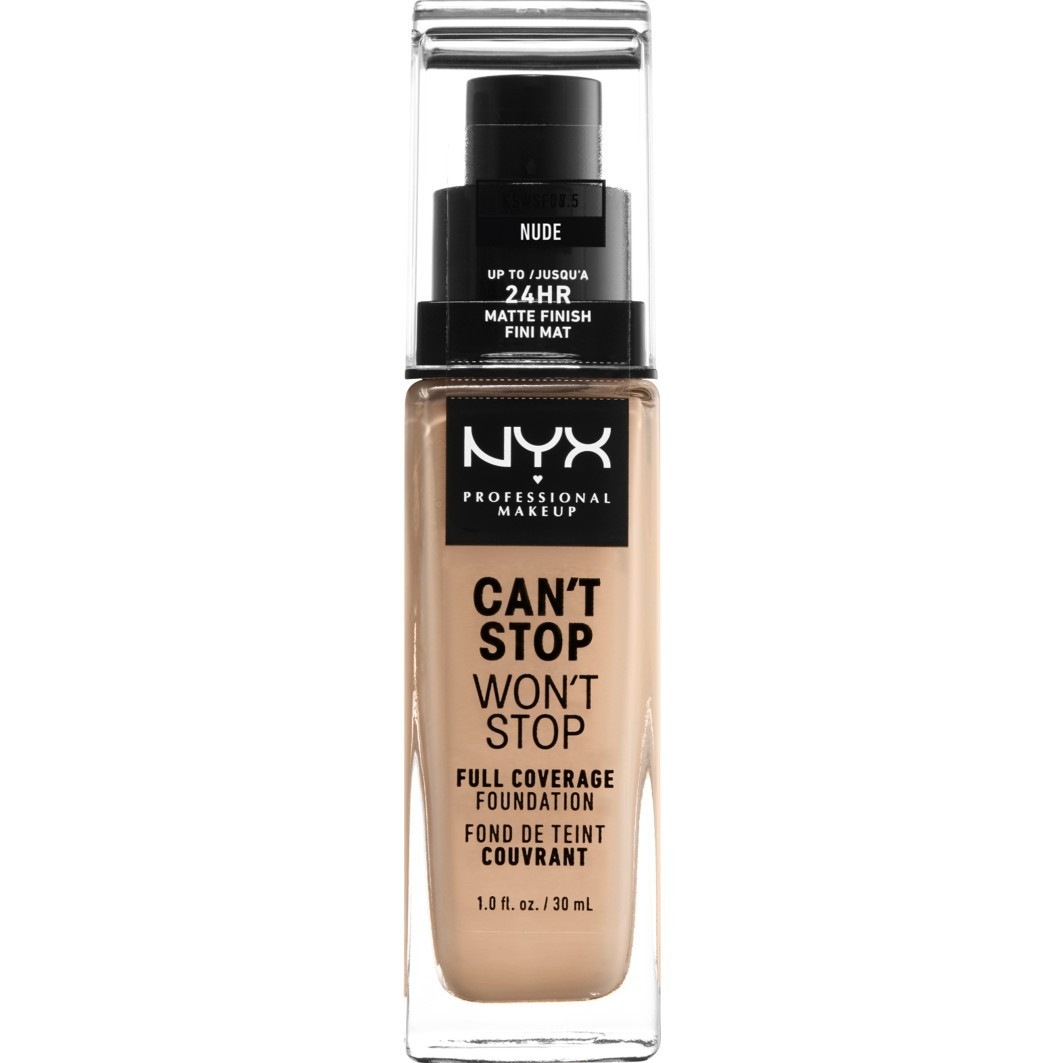 Тональный крем для лица wedding can't stop won't stop 24-hour Nyx Professional Makeup, nr. 6.5 - nude, объем 30 мл
Тональный крем для лица wedding can't stop won't stop 24-hour Nyx Professional Makeup, nr. 6.5 - nude, объем 30 мл