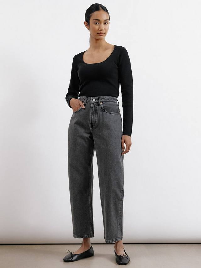 Расслабленные джинсы из чистого органического хлопка для бойфренда Albaray, черный
Расслабленные джинсы из чистого органического хлопка для бойфренда Albaray, черный