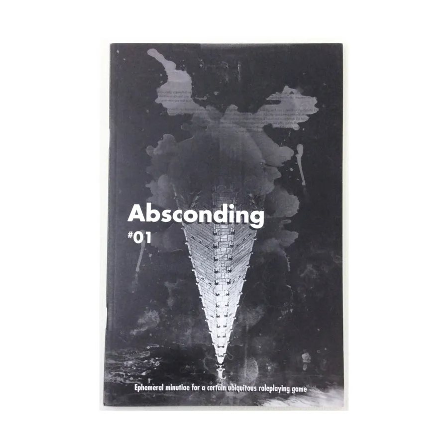 Absconding #01 - Ephemeral Minutiae for a Certain Ubiquitous Roleplaying Game, RPG Supplements (Absconder Publishing), мягкая обложка
Absconding #01 - Ephemeral Minutiae for a Certain Ubiquitous Roleplaying Game, RPG Supplements (Absconder Publishing), мягкая обложка