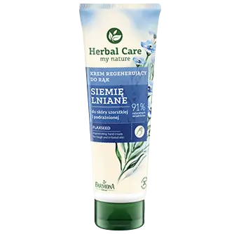 Регенерирующий крем для рук Herbal Care Siemię Lniane, 100 мл
Регенерирующий крем для рук Herbal Care Siemię Lniane, 100 мл