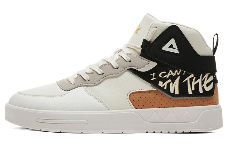 Кроссовки PEAK Skateboarding Shoes Men High-top Off-white, бежевый/черный
Кроссовки PEAK Skateboarding Shoes Men High-top Off-white, бежевый/черный