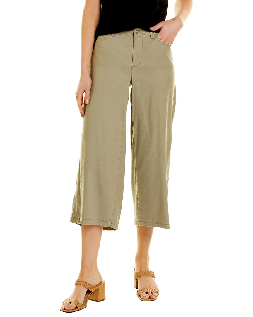 Укороченные широкие брюки NYDJ Petite из льняной смеси, коричневый
Укороченные широкие брюки NYDJ Petite из льняной смеси, коричневый