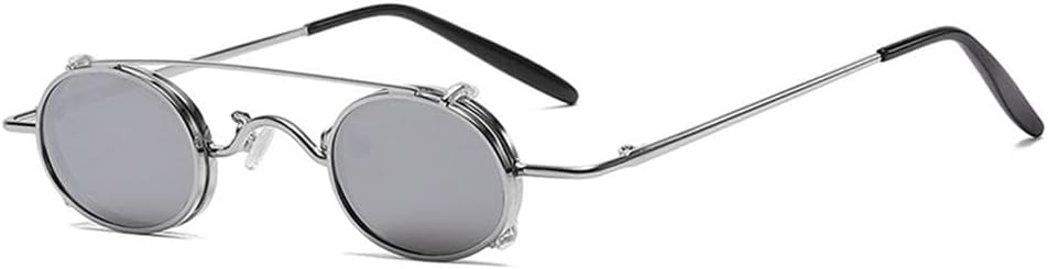 Винтажные круглые солнцезащитные очки со съемными линзами для мужчин и женщин в стиле стимпанк, ретро, маленькие круглые очки в металлической оправе KTUCN, C10silvermercury
Винтажные круглые солнцезащитные очки со съемными линзами для мужчин и женщин в стиле стимпанк, ретро, маленькие круглые очки в металлической оправе KTUCN, C10silvermercury