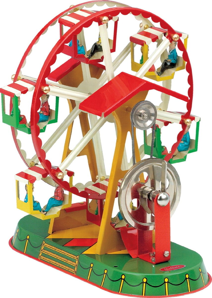 Карусельное колесо обозрения - модель с паровым двигателем Wilesco. 
Карусельное колесо обозрения - модель с паровым двигателем Wilesco.