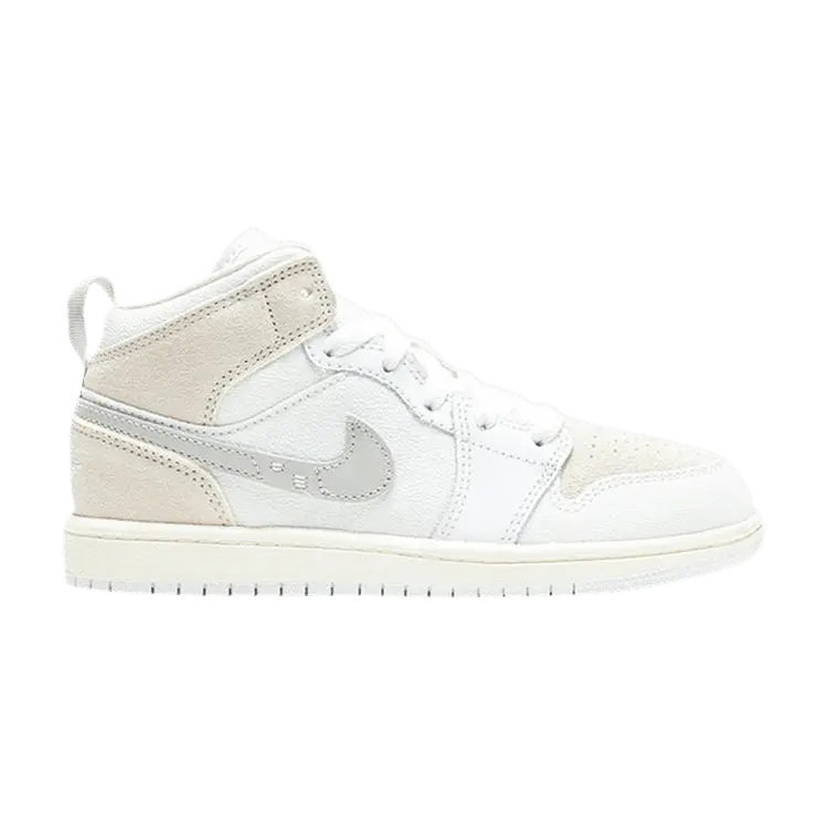Кроссовки Air Jordan Air Jordan 1 Mid SE Craft PS 'Inside Out - White Sail', белый
Кроссовки Air Jordan Air Jordan 1 Mid SE Craft PS 'Inside Out - White Sail', белый