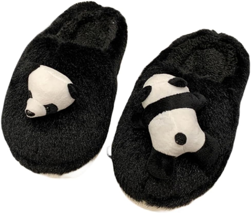 Мягкие плюшевые домашние тапочки в виде панды для женщин и мужчин, мягкие пушистые домашние тапочки Fswinder, черный
Мягкие плюшевые домашние тапочки в виде панды для женщин и мужчин, мягкие пушистые домашние тапочки Fswinder, черный