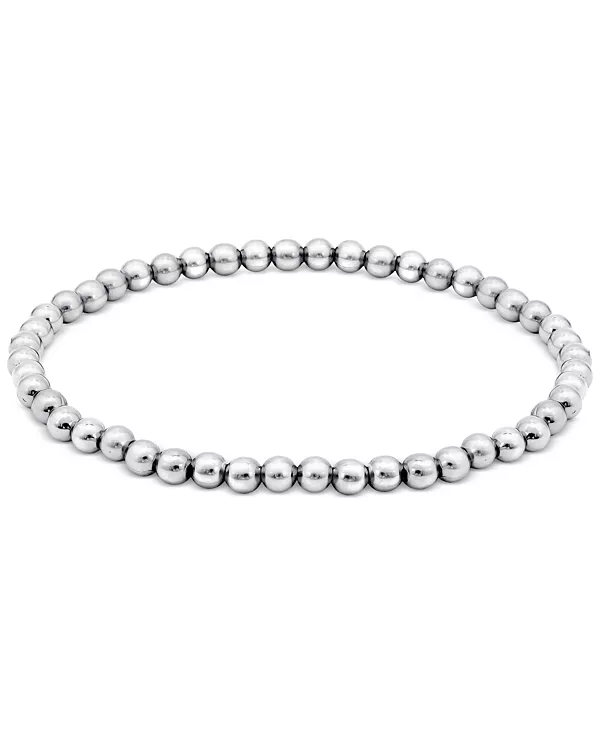 Полированный эластичный браслет из бисера (4 мм) из 18-каратного золота на основе стерлингового серебра, эксклюзивно в Macy's Giani Bernini, silver
Полированный эластичный браслет из бисера (4 мм) из 18-каратного золота на основе стерлингового серебра, эксклюзивно в Macy's Giani Bernini, silver