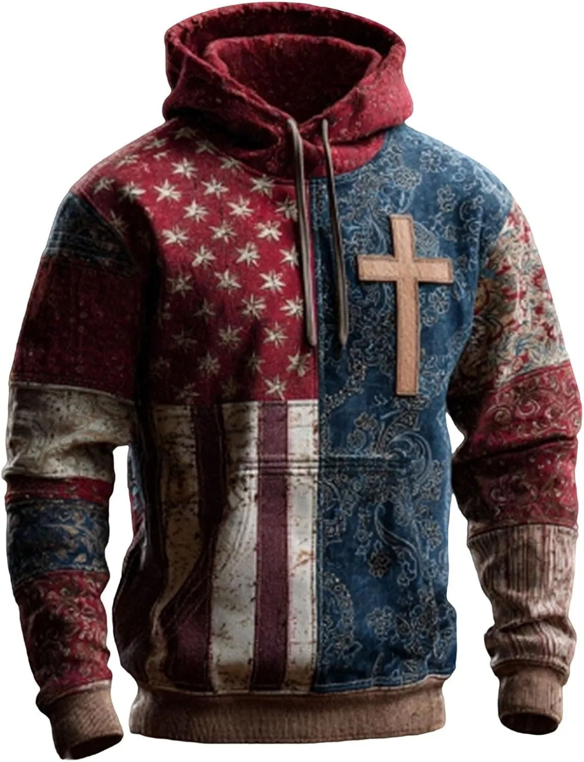 Мужская модная толстовка Christian с принтом Faith и графикой Cross
Мужская модная толстовка Christian с принтом Faith и графикой Cross