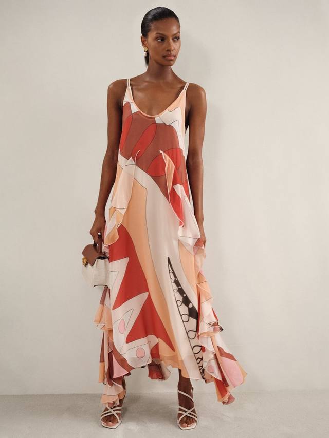 Платье макси Sasha с рюшами и графическим принтом Reiss, Cream/Red
Платье макси Sasha с рюшами и графическим принтом Reiss, Cream/Red