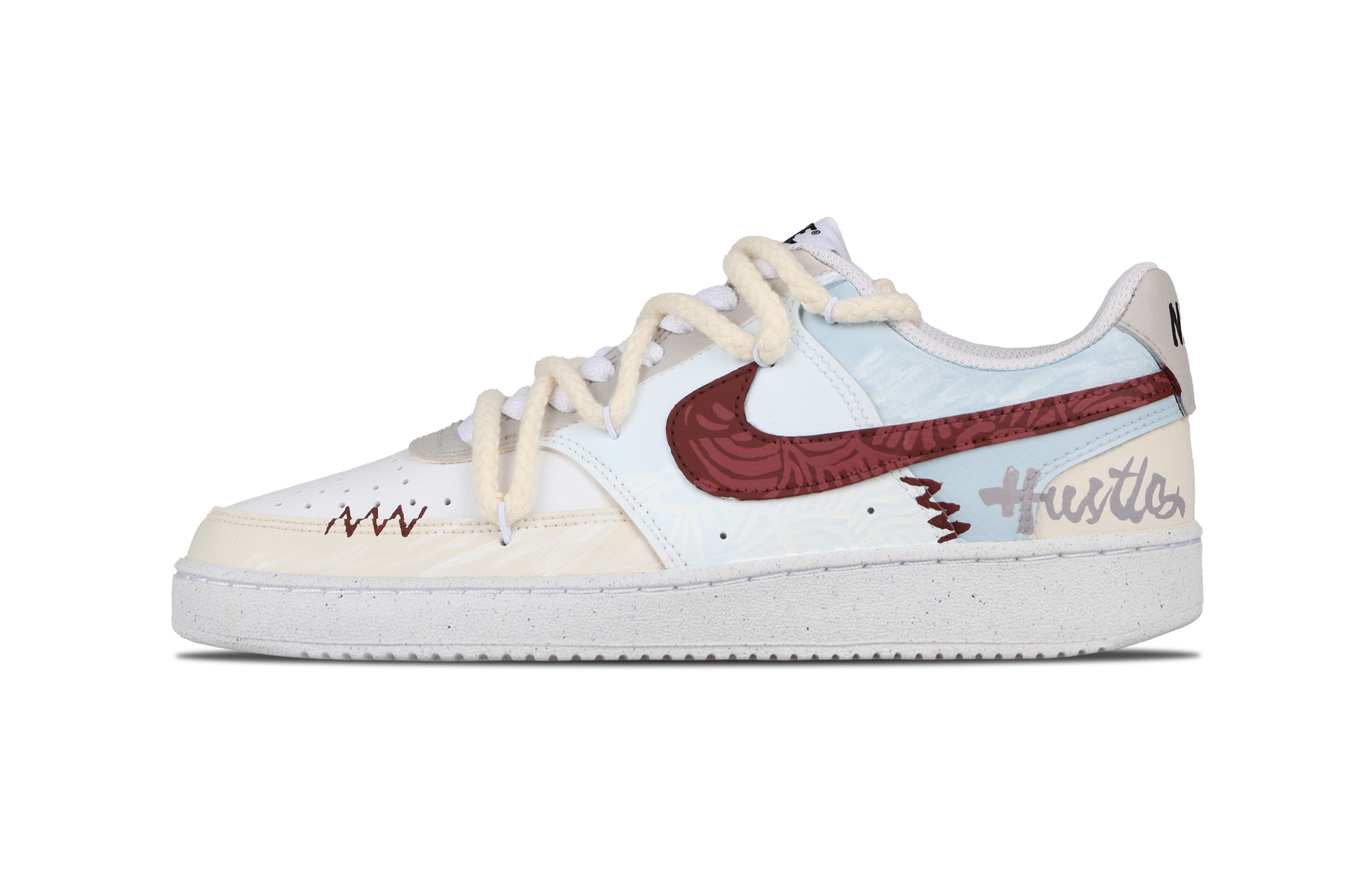 Nike Низкие кроссовки для скейтбординга Court Vision 1 Sea, устойчивые к истиранию, мужские, бежево-синие
Nike Низкие кроссовки для скейтбординга Court Vision 1 Sea, устойчивые к истиранию, мужские, бежево-синие