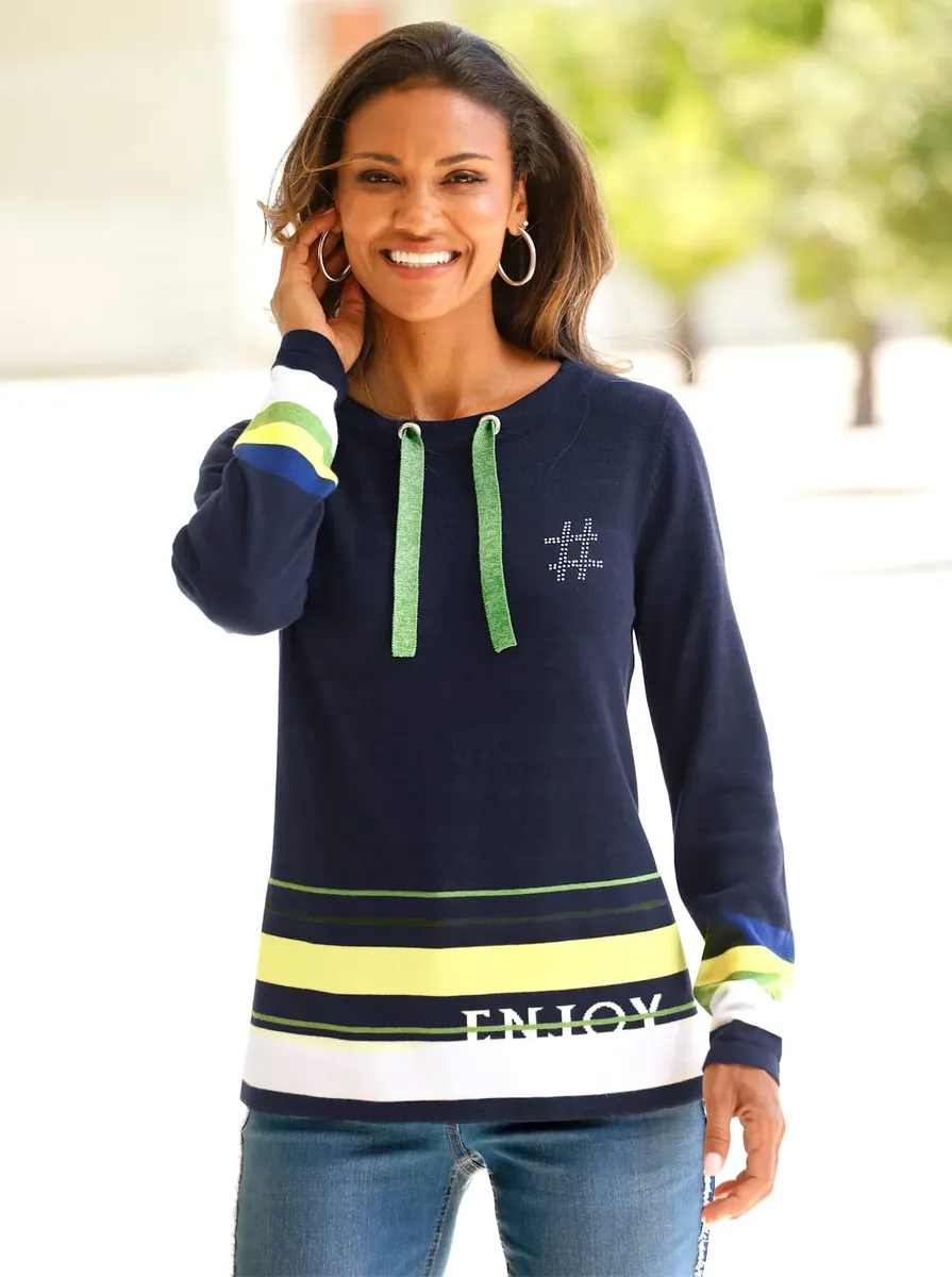 Вязаный свитер Classic Basics "свитер с длинными рукавами", темно-синий
Вязаный свитер Classic Basics "свитер с длинными рукавами", темно-синий