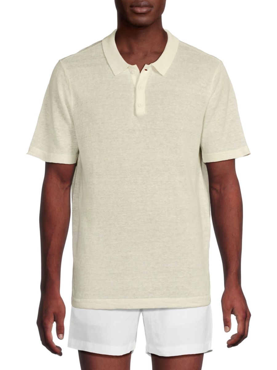 Льняная рубашка-поло Onia, слоновая кость
Льняная рубашка-поло Onia, слоновая кость