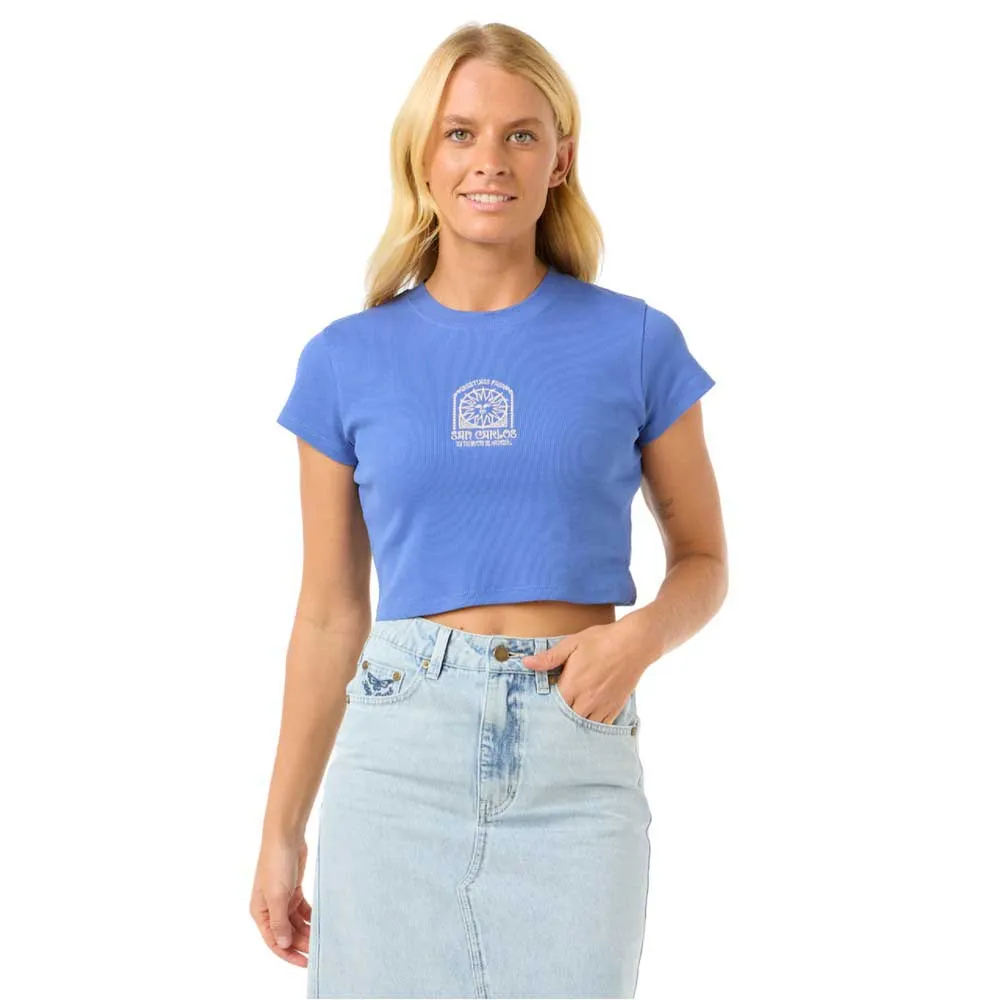 Футболка с коротким рукавом Rip Curl San Carlos Baby, синий 
Футболка с коротким рукавом Rip Curl San Carlos Baby, синий