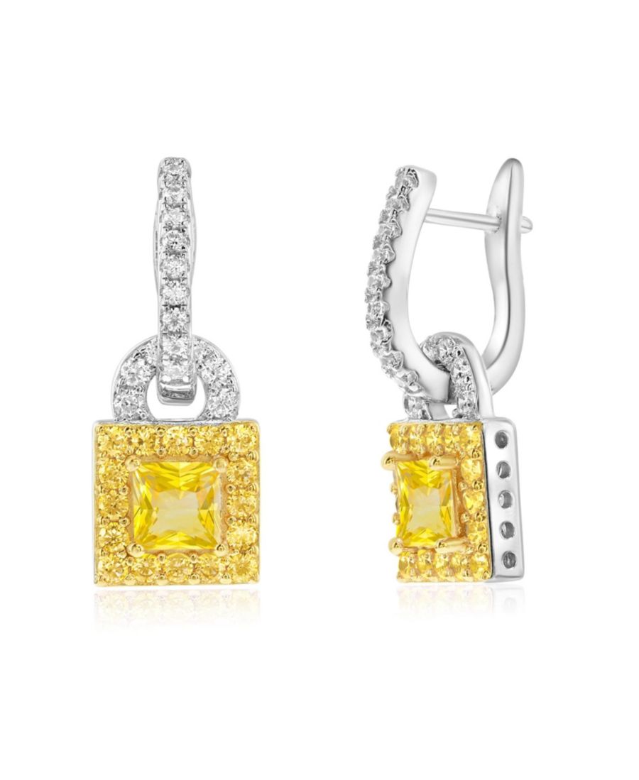 Серьги-подвески Suzy Levian из стерлингового серебра с кубическим цирконием, квадратной формы, с ореолом из бриллиантов Suzy Levian New York, Yellow
Серьги-подвески Suzy Levian из стерлингового серебра с кубическим цирконием, квадратной формы, с ореолом из бриллиантов Suzy Levian New York, Yellow