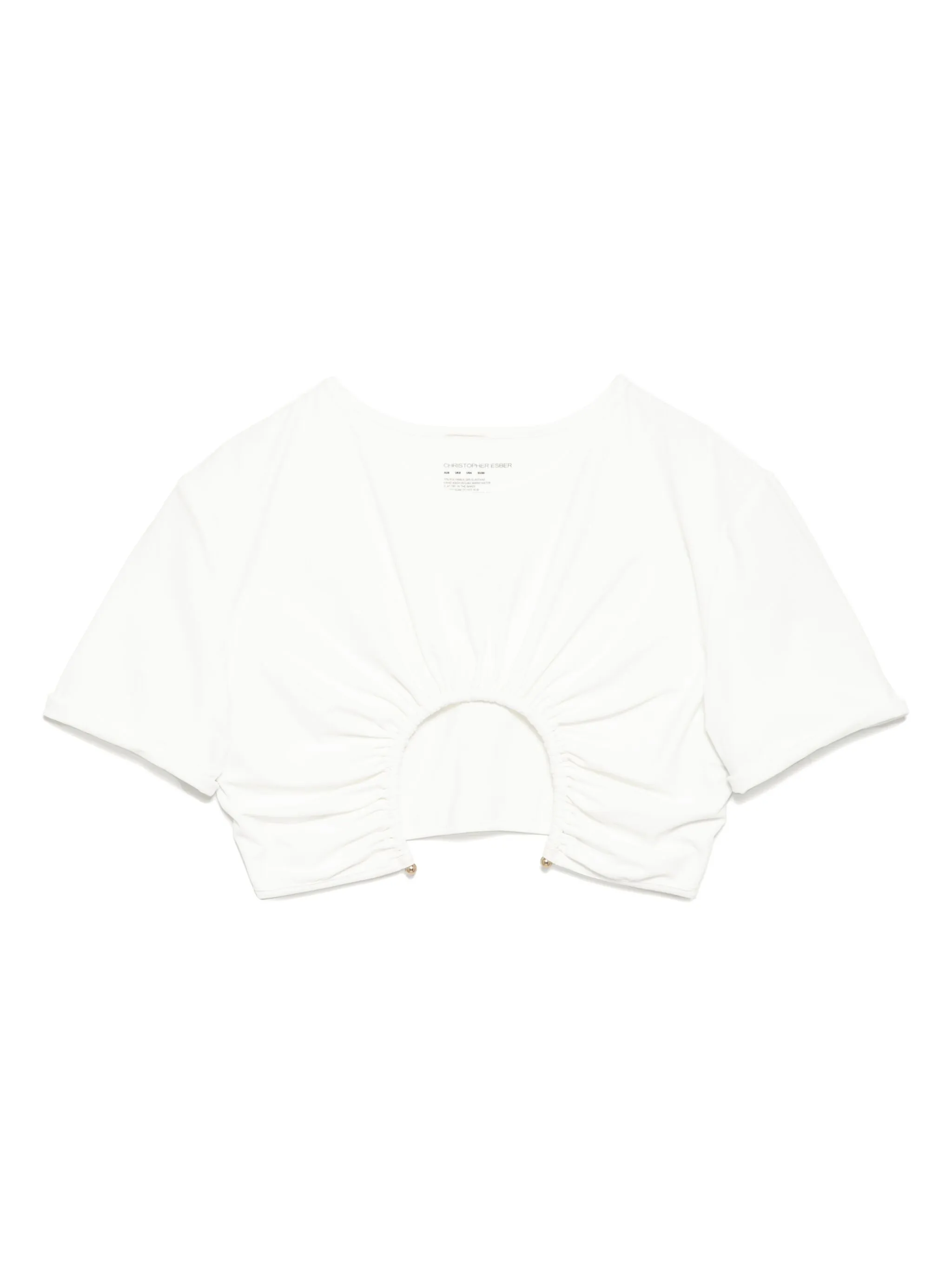 Футболка U Prong Christopher Esber, белый
Футболка U Prong Christopher Esber, белый