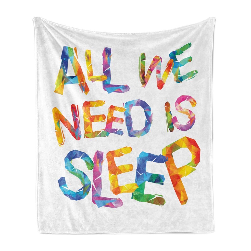 Мягкое фланелевое флисовое одеяло ABAKUHAUS Sleep, «Все, что нам нужно, это сообщение о сне», уютный плюш для использования в помещении и на улице, 125 x 175 см, разноцветное, белый
Мягкое фланелевое флисовое одеяло ABAKUHAUS Sleep, «Все, что нам нужно, это сообщение о сне», уютный плюш для использования в помещении и на улице, 125 x 175 см, разноцветное, белый