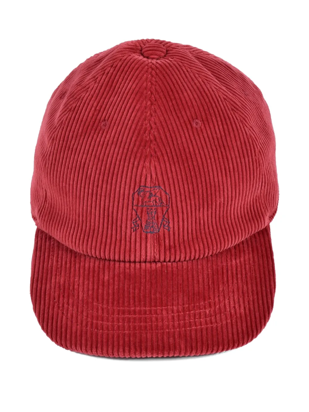 Вельветовая кепка с вышивкой Brunello Cucinelli, красный
Вельветовая кепка с вышивкой Brunello Cucinelli, красный