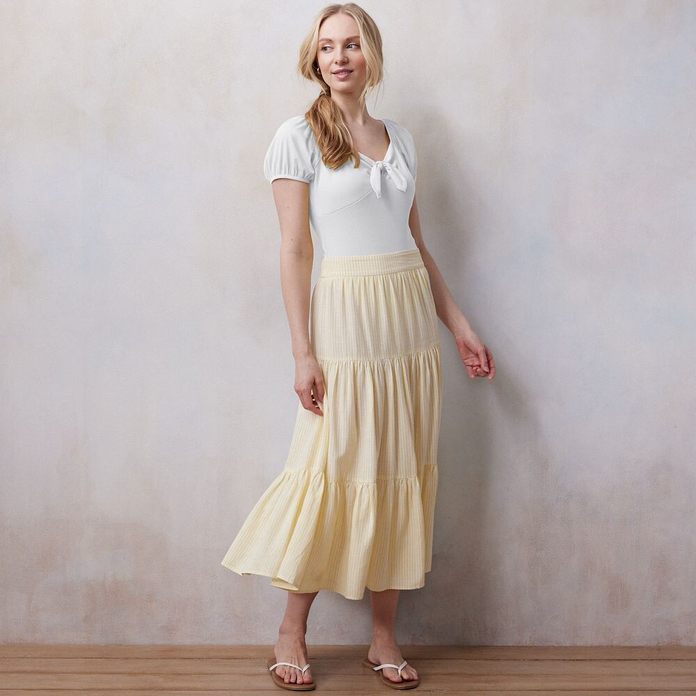 Женское боди LC Lauren Conrad с пышными рукавами и завязкой спереди, цвет Stone White
Женское боди LC Lauren Conrad с пышными рукавами и завязкой спереди, цвет Stone White