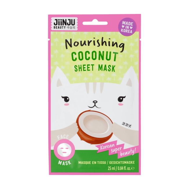 Питательная кокосовая маска для лица JiinJu, 25 мл
Питательная кокосовая маска для лица JiinJu, 25 мл