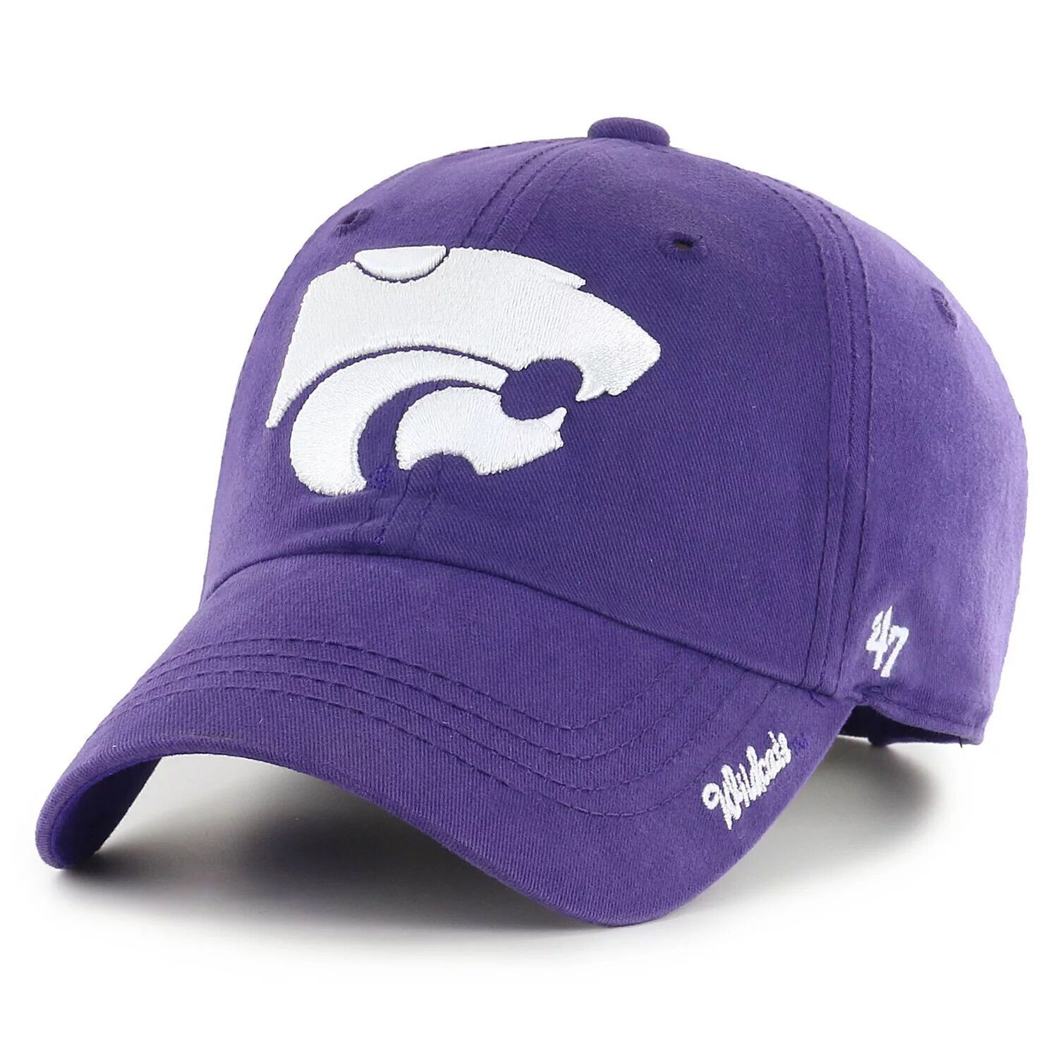 Женская фиолетовая регулируемая шляпа с логотипом Kansas State Wildcats Miata 2047 года