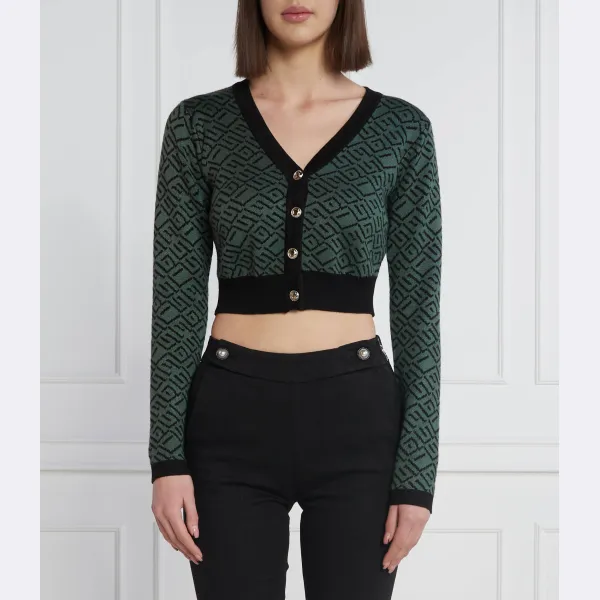 Жаккардовый кардиган стандартного кроя Guess, зеленый
Жаккардовый кардиган стандартного кроя Guess, зеленый