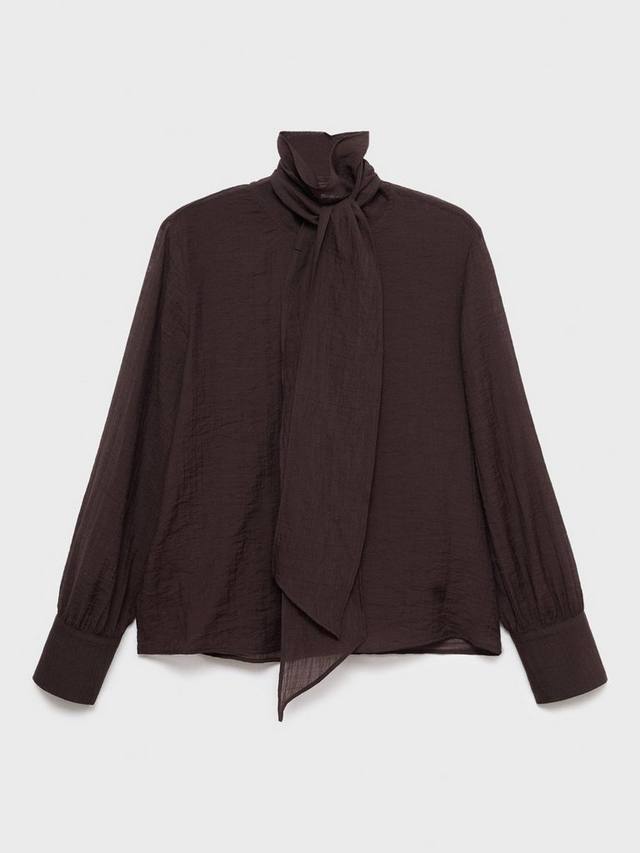 Топ с фактурной отделкой горловины в виде запаха Mango, Dark Brown
Топ с фактурной отделкой горловины в виде запаха Mango, Dark Brown