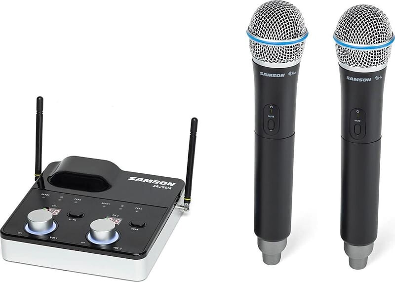 Беспроводная система Samson Concert 288m Dual-Channel Wireless Handheld Microphone System (D Band)
Беспроводная система Samson Concert 288m Dual-Channel Wireless Handheld Microphone System (D Band)