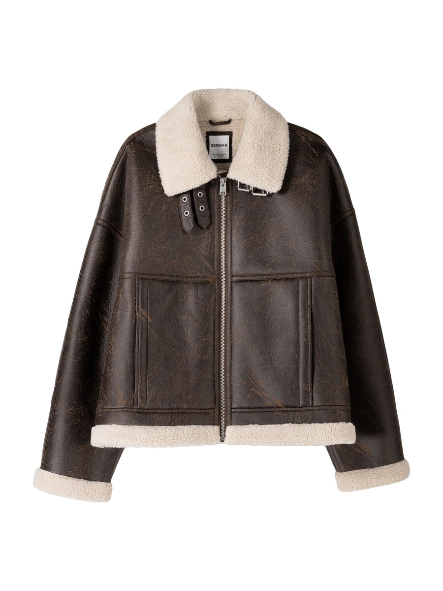 Куртка межсезонная Bershka, коричневый
Куртка межсезонная Bershka, коричневый