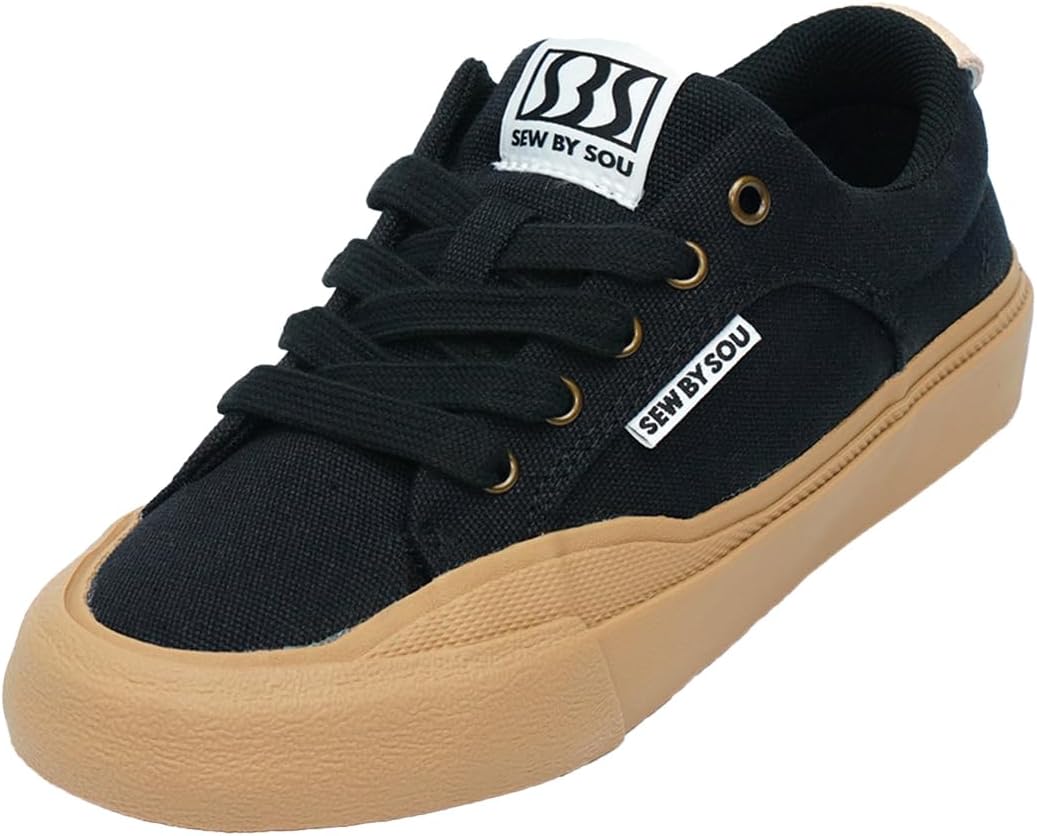 Кеды для скейтборда для детей и подростков с противоскользящей подошвой, низкие скейт-кеды профессиональной модели с амортизирующими свойствами Sew By Sou, черный
Кеды для скейтборда для детей и подростков с противоскользящей подошвой, низкие скейт-кеды профессиональной модели с амортизирующими свойствами Sew By Sou, черный