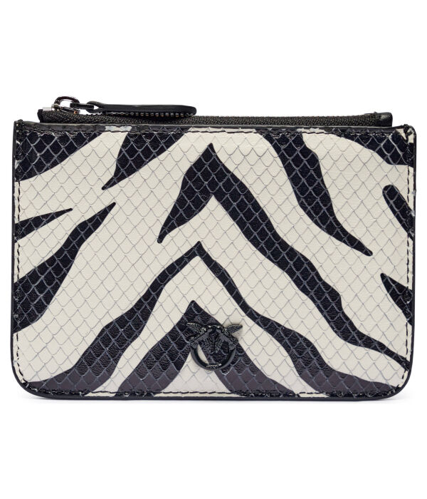 Кошелек женский Pinko кожаный с зебриным принтом, черный
Кошелек женский Pinko кожаный с зебриным принтом, черный