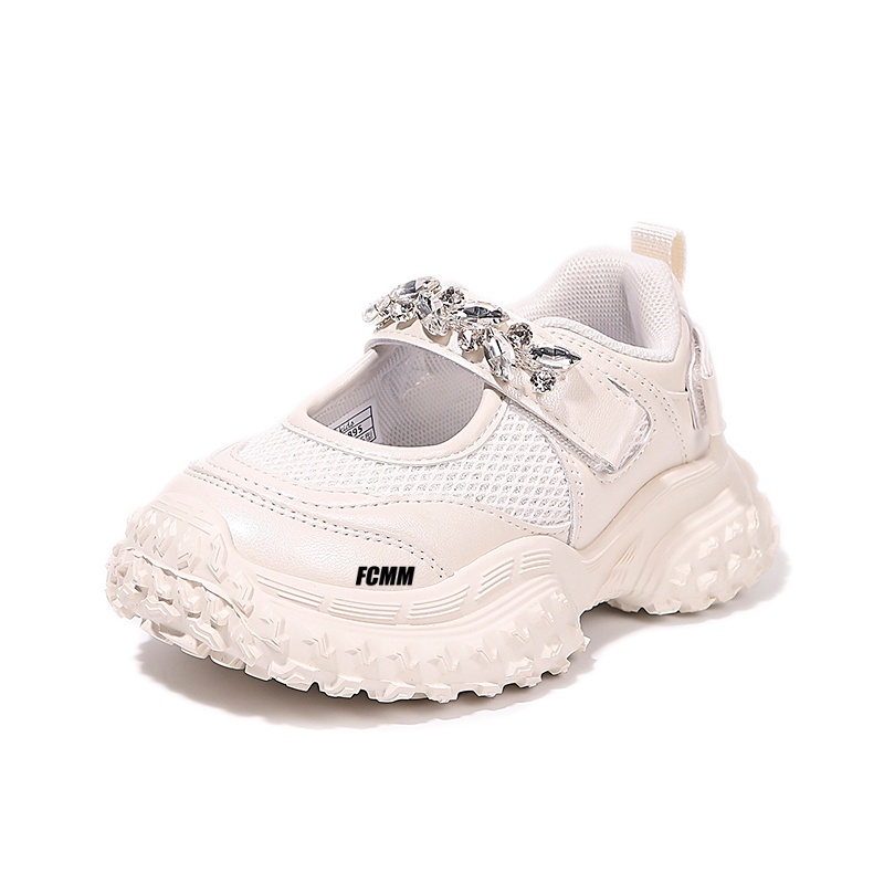 Нескользящие и дышащие низкие детские кроссовки для повседневной носки FCMM, бежевый 
Нескользящие и дышащие низкие детские кроссовки для повседневной носки FCMM, бежевый