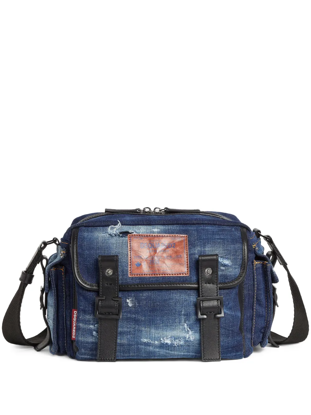 Сумка-мессенджер Five Pocket DSQUARED2, синий 
Сумка-мессенджер Five Pocket DSQUARED2, синий