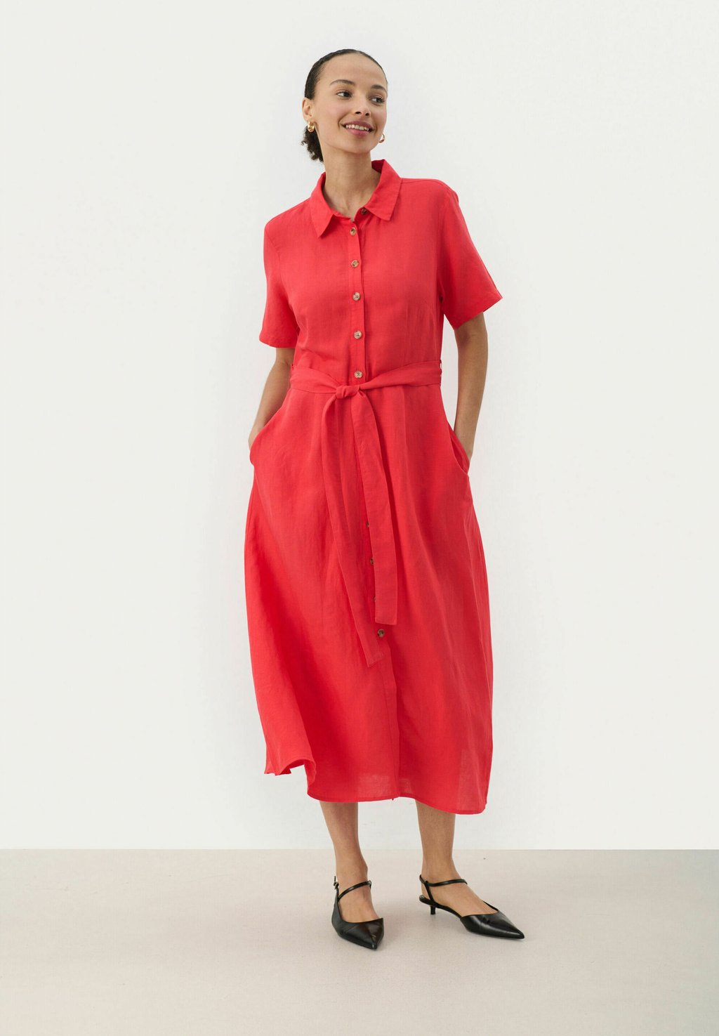 Платье-рубашка Part Two, красный
Платье-рубашка Part Two, красный