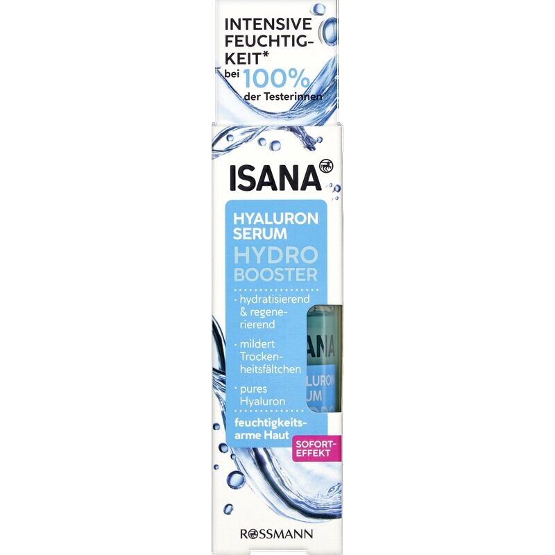 Hydro Booster Гиалуроновая сыворотка ISANA, 30 ml
Hydro Booster Гиалуроновая сыворотка ISANA, 30 ml