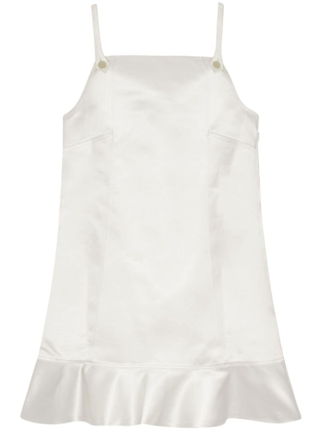 GANNI атласное платье мини с расклешенным подолом, нейтральный цвет
GANNI атласное платье мини с расклешенным подолом, нейтральный цвет