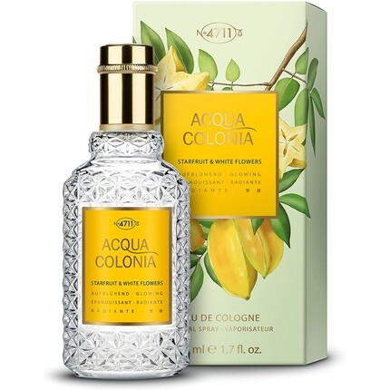 Acqua Colonia 4711 Starfruit & White Flowers Eau De Cologne 50ml
Acqua Colonia 4711 Starfruit & White Flowers Eau De Cologne 50ml