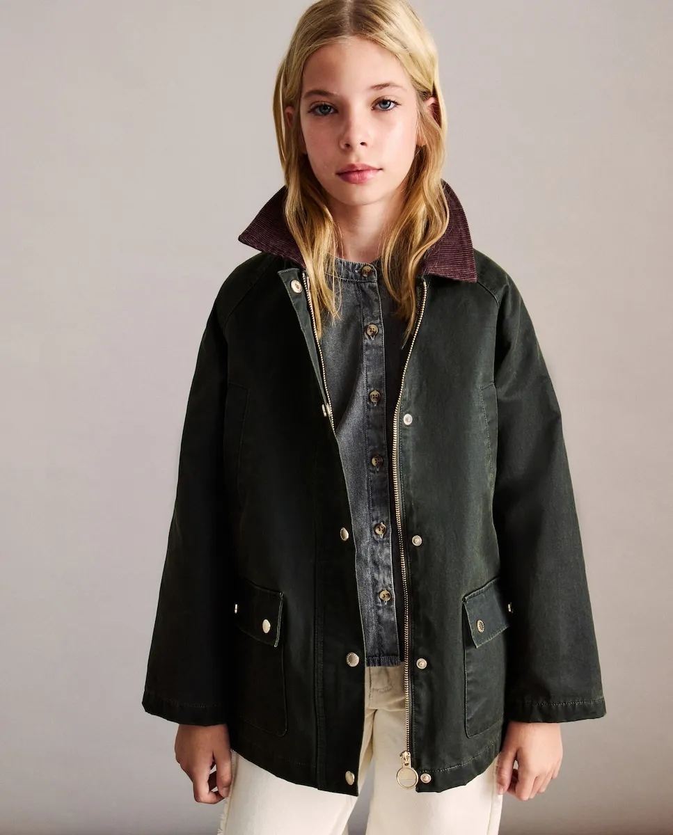 Классическая детская парка из гладкой лакированной ткани Coconut El Corte Inglés, хаки
Классическая детская парка из гладкой лакированной ткани Coconut El Corte Inglés, хаки