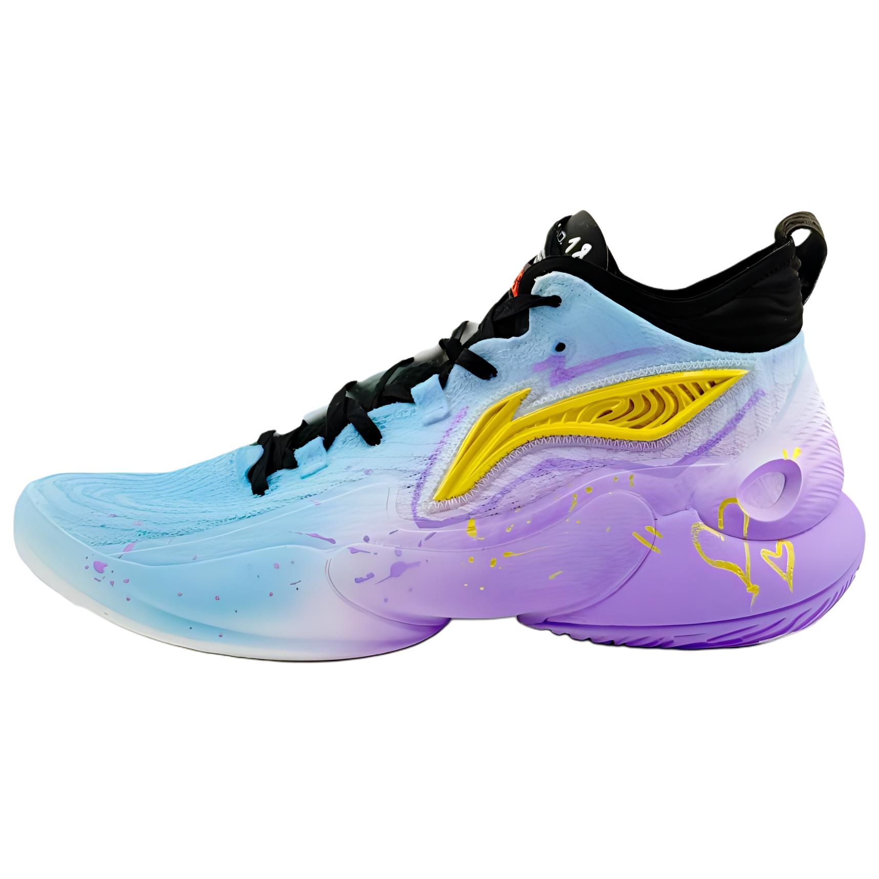 LINING Баскетбольные кроссовки YuShuai 18 с мягкой подошвой, износостойкие, ударопрочные, среднего размера, синие, фиолетово-желтые
LINING Баскетбольные кроссовки YuShuai 18 с мягкой подошвой, износостойкие, ударопрочные, среднего размера, синие, фиолетово-желтые