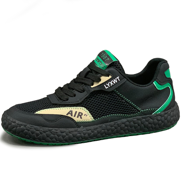 SENJIALUO Скользоустойчивые износостойкие дышащие легкие мужские кеды низкие черно-зеленые, цвет Black Green
SENJIALUO Скользоустойчивые износостойкие дышащие легкие мужские кеды низкие черно-зеленые, цвет Black Green