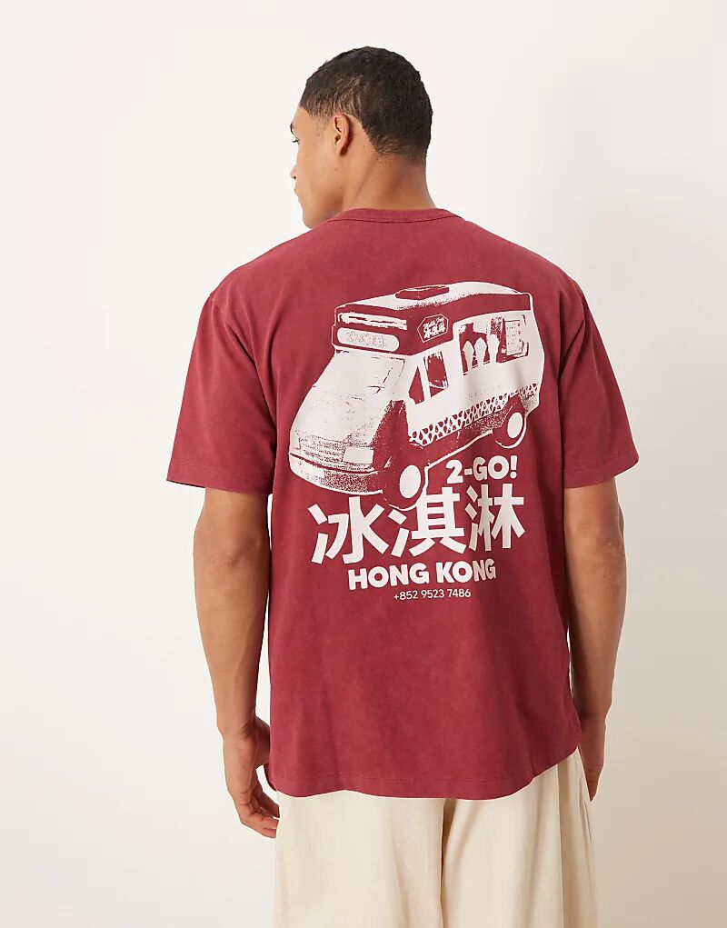 Футболка ASOS DESIGN из плотной ткани с городской графикой в выбеленном красном цвете
Футболка ASOS DESIGN из плотной ткани с городской графикой в выбеленном красном цвете