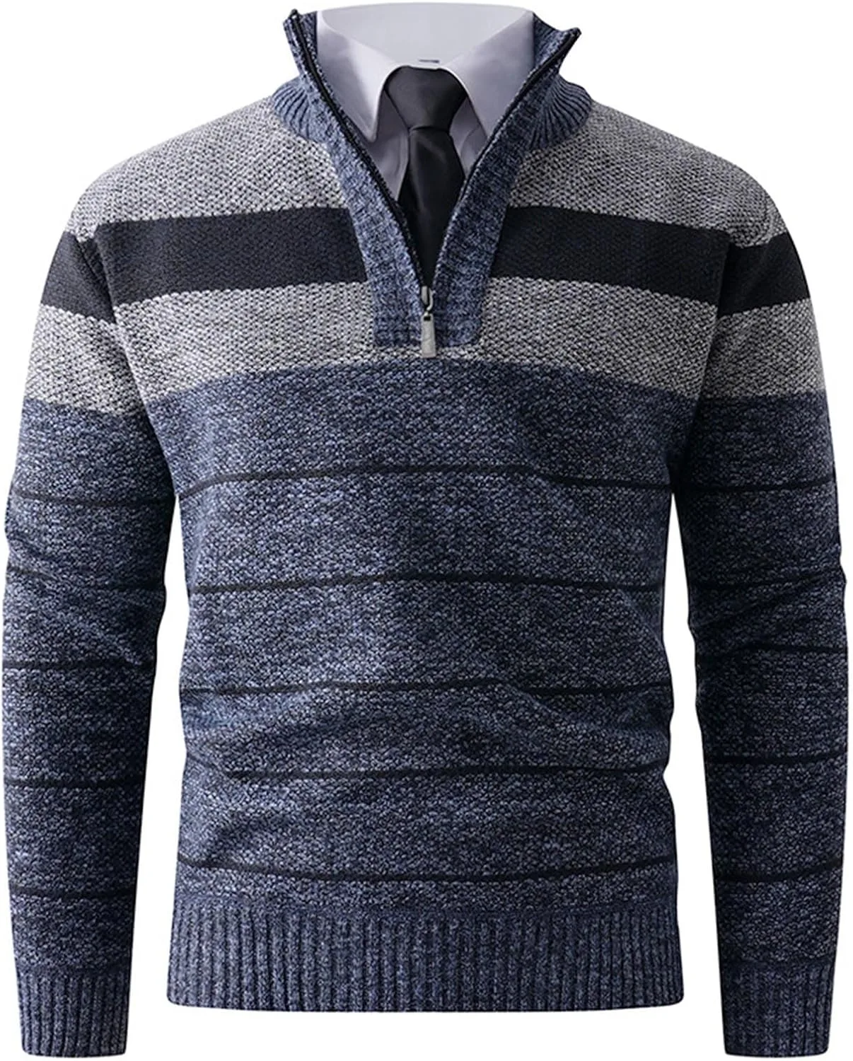 2026 Men's 1/4 Zip Pullover, свитер с воротником-стойкой, современный осенний образ
2026 Men's 1/4 Zip Pullover, свитер с воротником-стойкой, современный осенний образ