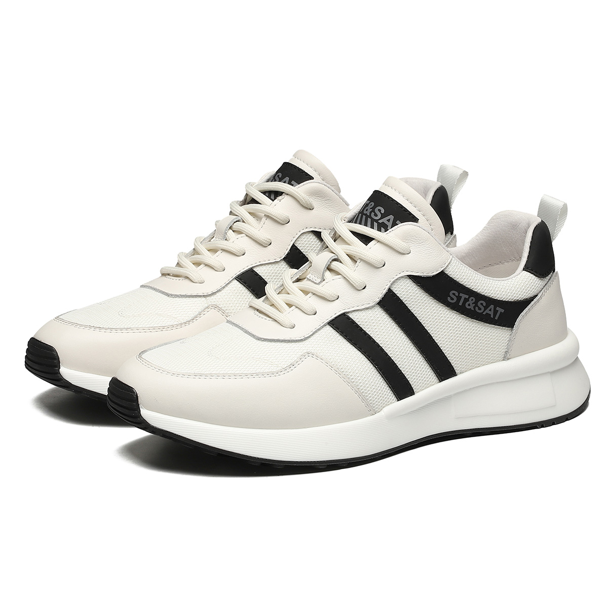 ST&SAT Мужские дышащие легкие спортивные кроссовки универсальные повседневные белые, цвет White
ST&SAT Мужские дышащие легкие спортивные кроссовки универсальные повседневные белые, цвет White