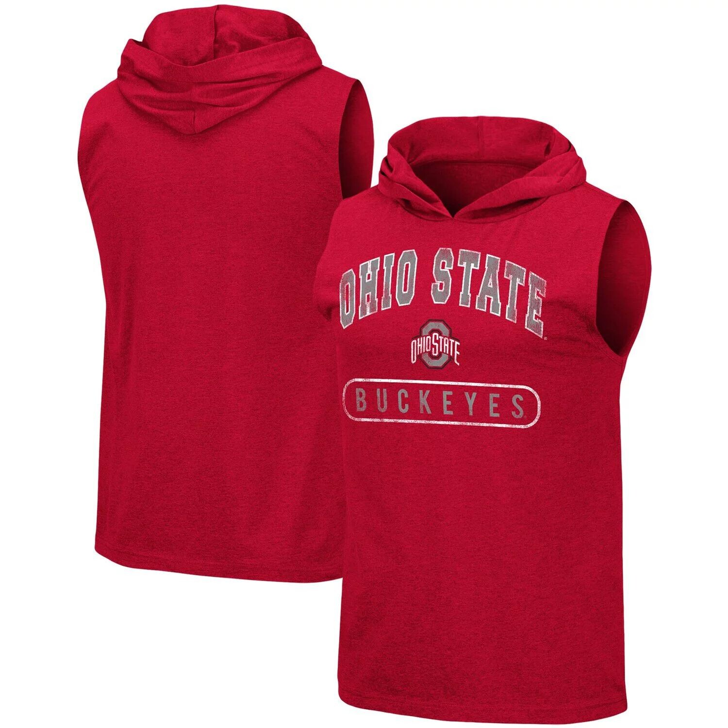 Мужская футболка Colosseum Heathered Scarlet Ohio State Buckeyes Varsity с капюшоном и майкой
Мужская футболка Colosseum Heathered Scarlet Ohio State Buckeyes Varsity с капюшоном и майкой