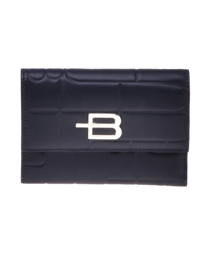 Кошелек из кожи с монограммой Baldinini, черный
Кошелек из кожи с монограммой Baldinini, черный